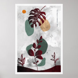 Botaniskt konst poster