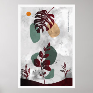 Botaniskt konst poster