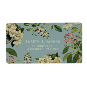 BOTANISKT LABEL--DUCKÄGG FRAKTSEDEL