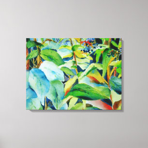 Botaniskt Löv Kanvastryck 24 x 18