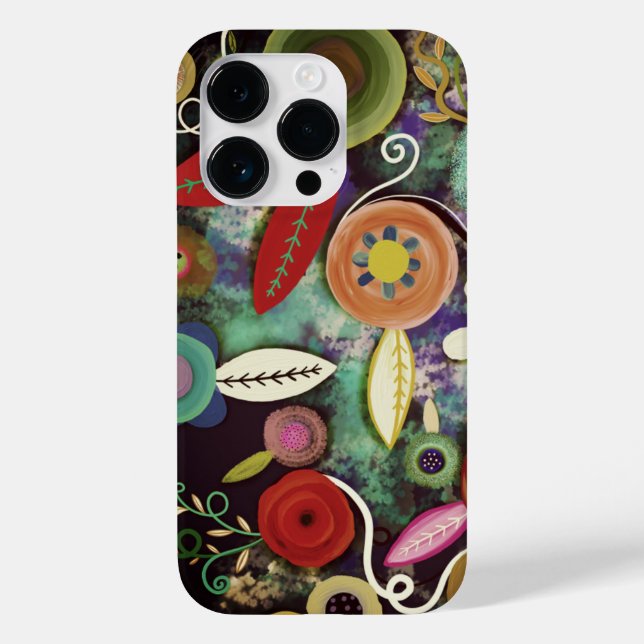 Botaniskt målad konst Fodral-Mate iphone case (Baksida)