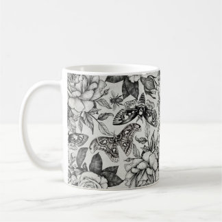 Botaniskt mönster kaffemugg