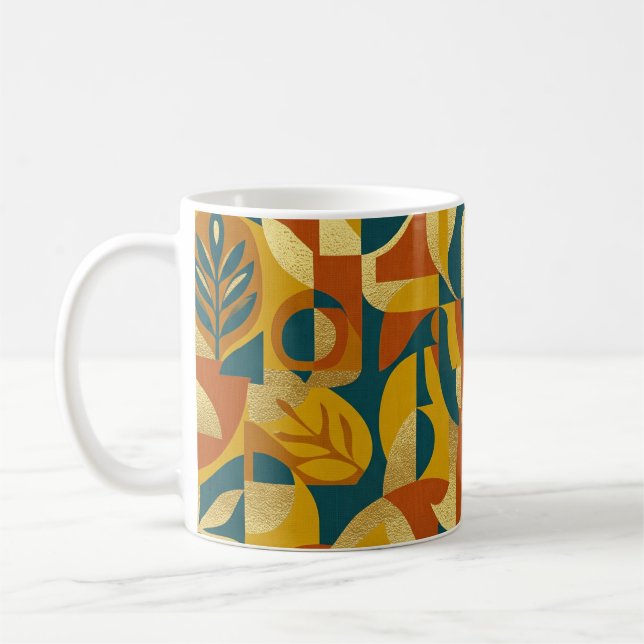 Botaniskt Mönster Kaffemugg (Vänster)