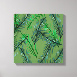Botaniskt Mönster, Wrapped Canvas