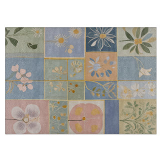 Botaniskt mosaik i blomning