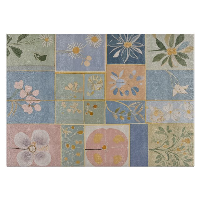 Botaniskt mosaik i blomning (Framsidan)