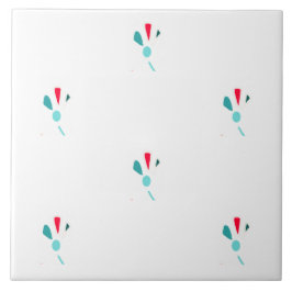 Botaniskt motiv Ceramic Tile Kakelplatta