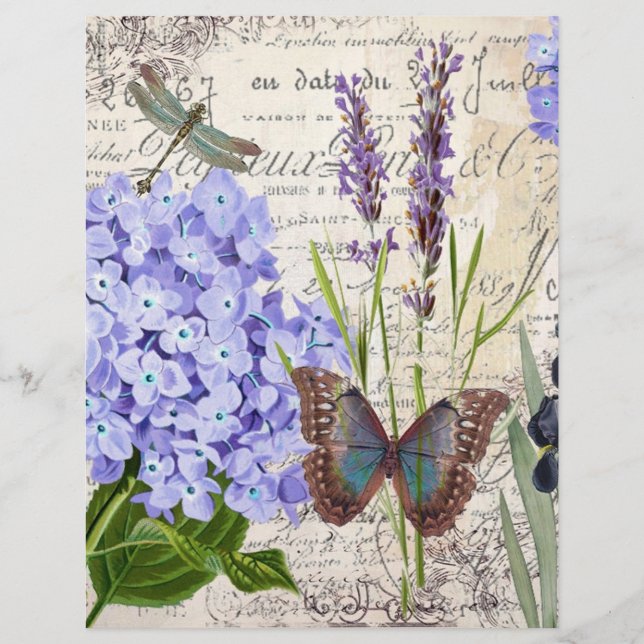 Botaniskt origamipapper (Framsida)