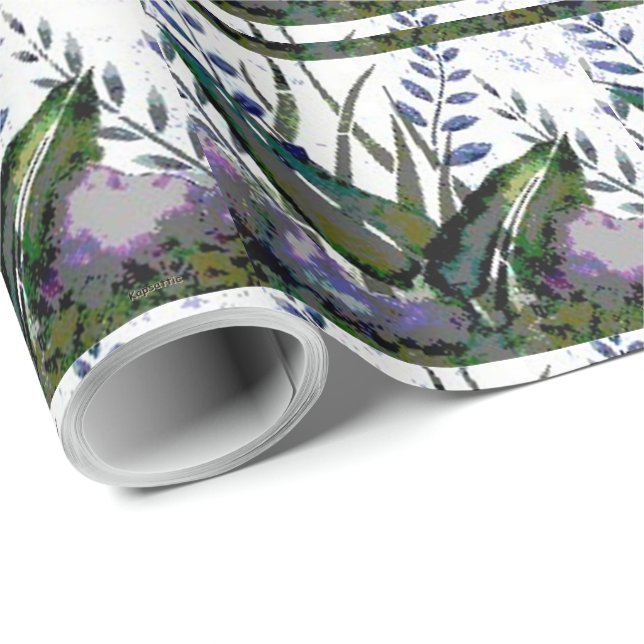 Botaniskt Presentpapper (Rullad Hörn)