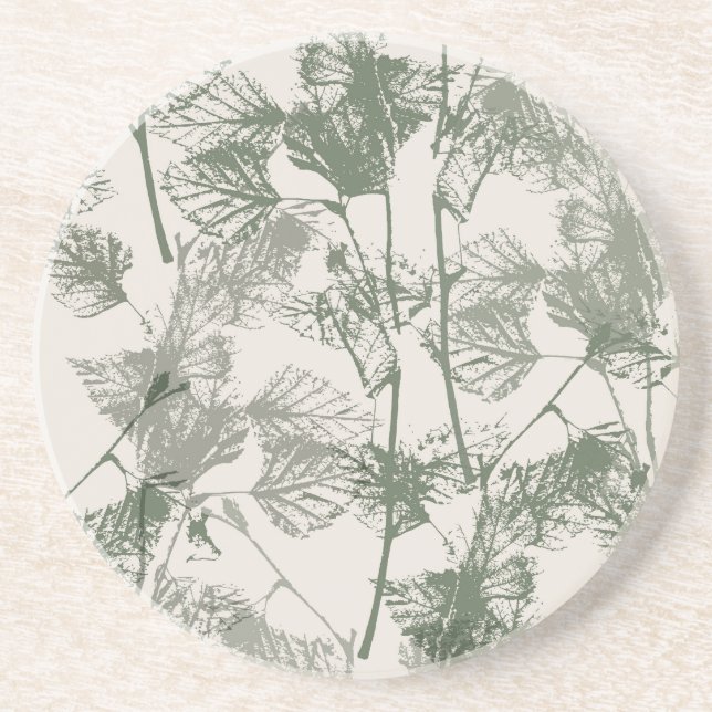 Botaniskt pressat Löv Underlägg (Framsidan)