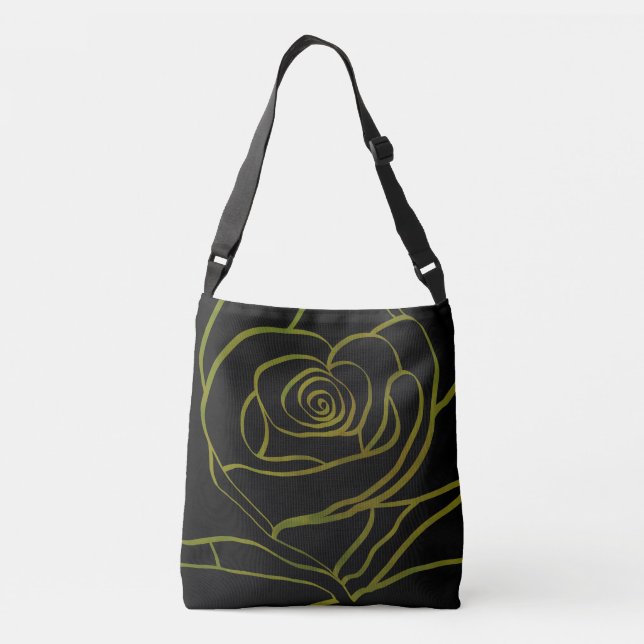 Botaniskt Ro Tote Bag Axelväska (Baksida)