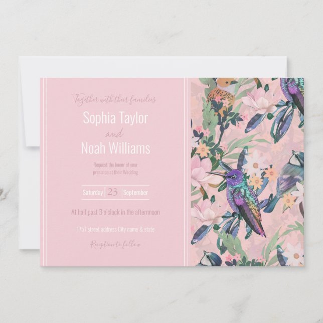 Botaniskt Rosa Garden Flowers and Birds (Framsida)