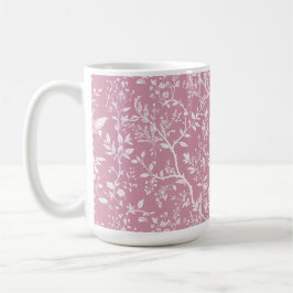 Botaniskt Rosa Kaffe Mugg