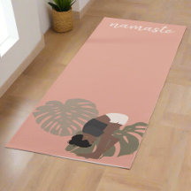 Botaniskt Rosa kvinnor har Namaste Yogi Natur