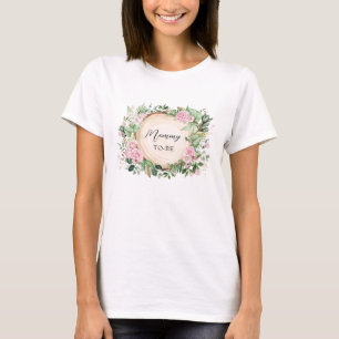 Botaniskt Rosa ros Mamma som ska vara babyskor T Shirt