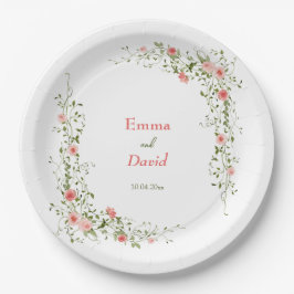 Botaniskt Rosa ros Rustic bröllop