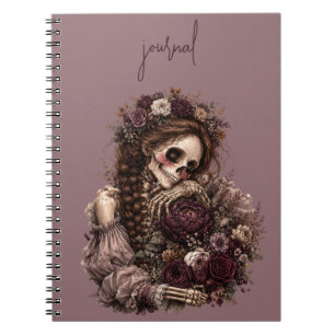 Botaniskt Skelett Journal Anteckningsbok