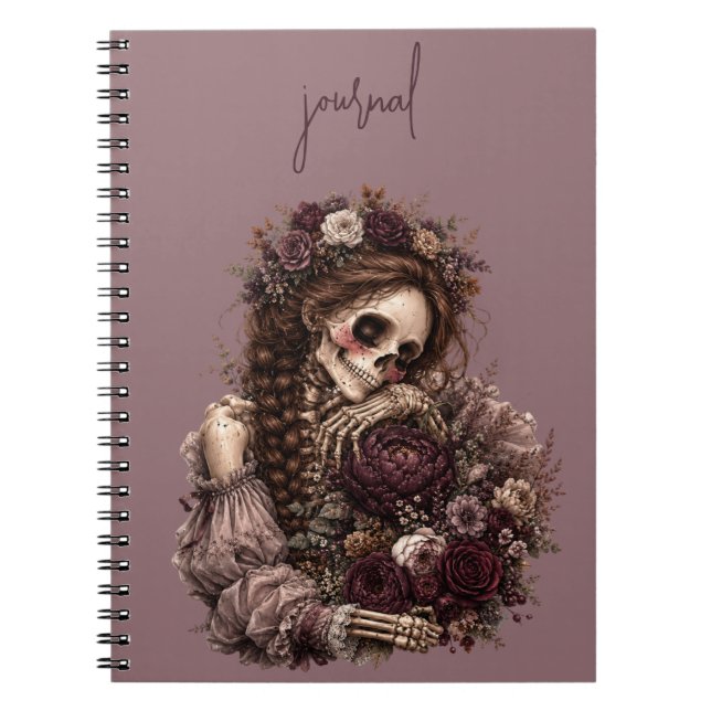 Botaniskt Skelett Journal Anteckningsbok (Framsidan)