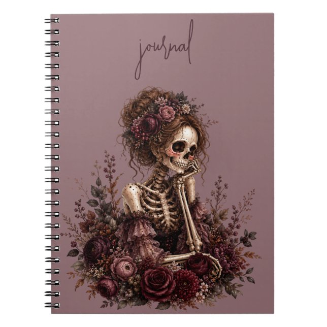 Botaniskt Skelett Journal Anteckningsbok (Framsidan)
