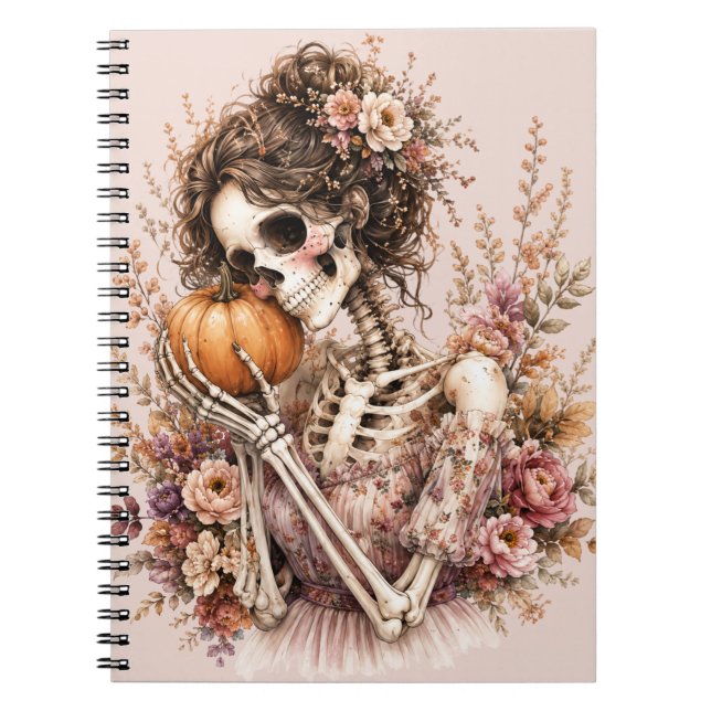 Botaniskt Skelett Journal Anteckningsbok (Framsidan)
