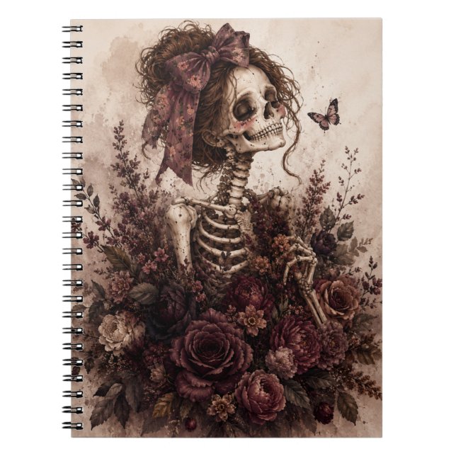 Botaniskt Skelett Journal Anteckningsbok (Framsidan)