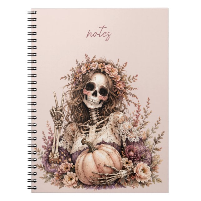 Botaniskt Skelett Journal Anteckningsbok (Framsidan)