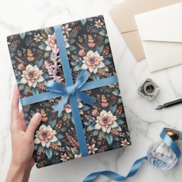 Botaniskt skönhet presentpapper