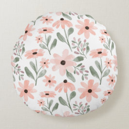 Botaniskt skönhet rund kudde