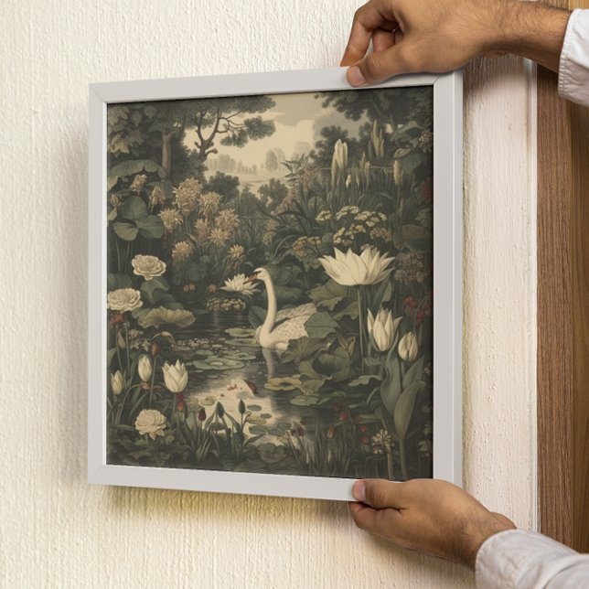 Botaniskt styre - Svan i skogen Poster (Skapare uppladdad)