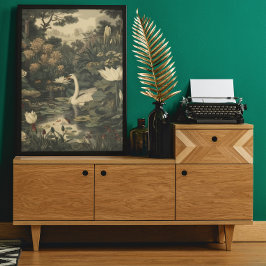 Botaniskt styre - Svan i skogen Poster