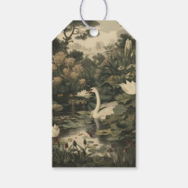 Botaniskt styre - Svan i skogen Presentetikett