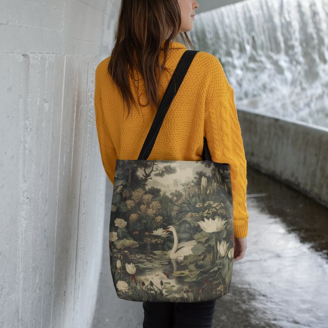 Botaniskt styre - Svan i skogen Tygkasse (Skapare uppladdad)