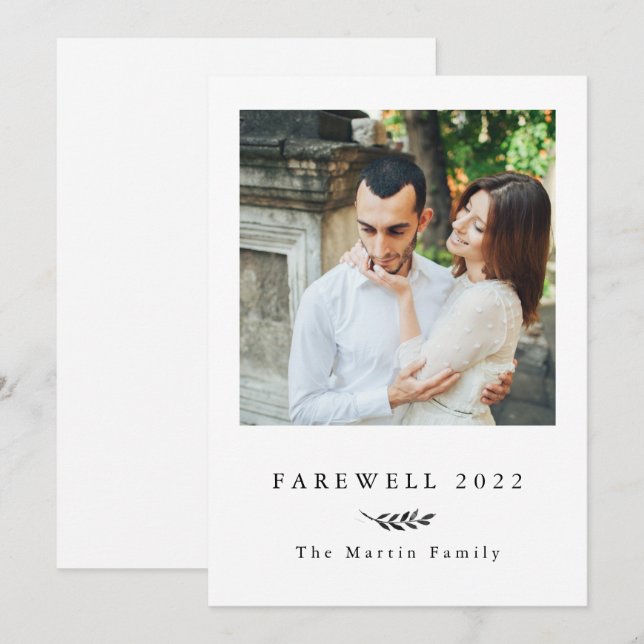 Botaniskt svart- och vitfartsområde 2022 Foto Julkort (Fram/baksida)