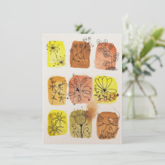 Botaniskt tillfällen med vattenfärgskudla