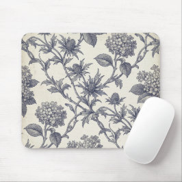 Botaniskt Toile | Hortensia & Tistlar Musmatta
