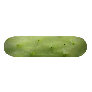 Botaniskt tropiskt grönt kaktusfoto old school skateboard bräda 21,6 cm