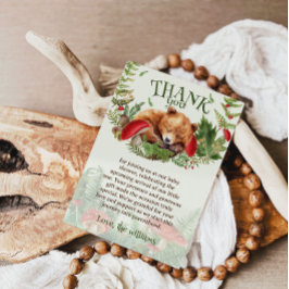 Botaniskt tvättbjörnskö för trä tack kort