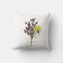Botaniskt utkast av lavender & Gult Wildblome