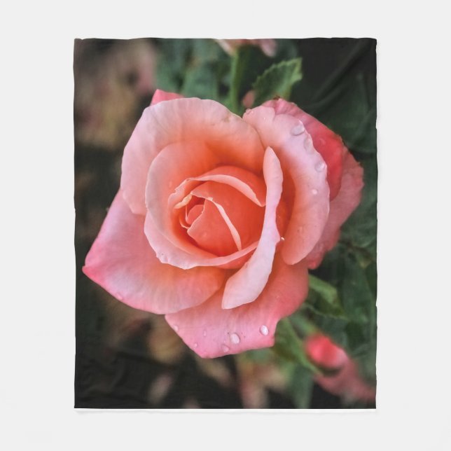 Botaniskt utskrift av rumänsk Ro Fleecefilt (Framsidan)