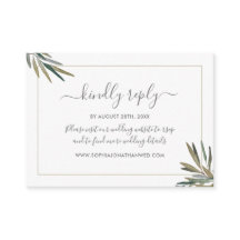 Botaniskt vattenfärgsHerb Bröllop OSA på webbsidan