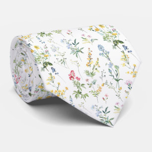 Botaniskt vildblommuster slips