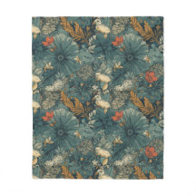 Botaniskt vintage blomster Mönsterdesign