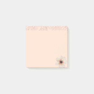 Botaniskt visare - Minsta PM-kvadrat för Blommigt Post-it Block