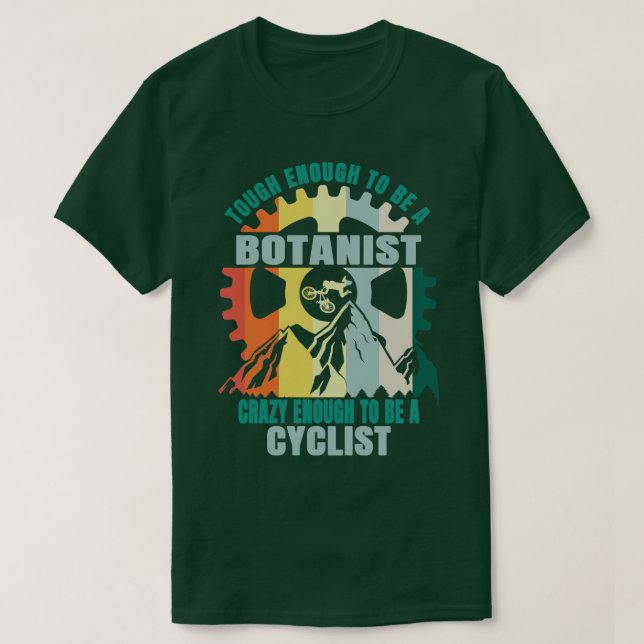 Botanist Biker Design T Shirt (Design framsida)