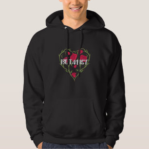 Botanist Heart Ro Botany Gardener Hoodie