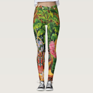Botanist katt av Louis Wain Leggings