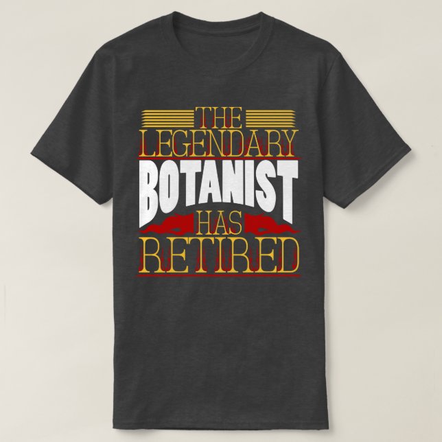 Botanist Pension Pension T Shirt (Design framsida)