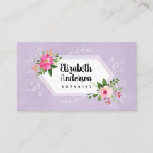 Botanist vattenfärgad blommigt boho