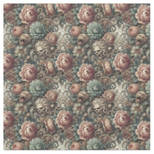 Botanists förbannelse - Gothic Dense Tile Tyg