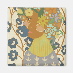 Botansk skönhet magnet